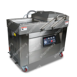 Напольный вакуумный упаковщик HVC-610S/2B-G (DZQ-610/2SB) (нерж., газ)