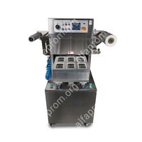 Полуавтоматический запайщик лотков HVT-550M/6 (6 лотков,187*137*40) (нерж., СКИН)